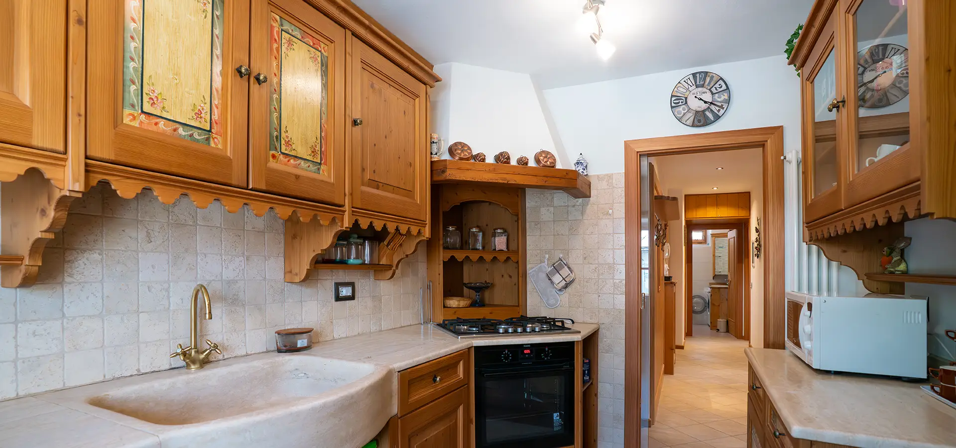 Interni dell’appartamento in affitto a Mortisa, Cortina d’Ampezzo